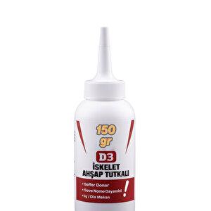İskelet Ahşap Tutkalı Hazır 150 Gram Şeffaf D3 Tahta Mdf Sunta Kumaş Kağıt Diy Uygulama Yapıştırıcı
