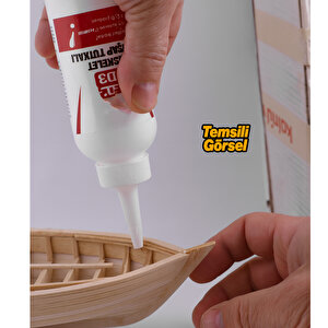 İskelet Ahşap Tutkalı Hazır 150 Gram Şeffaf D3 Tahta Mdf Sunta Kumaş Kağıt Diy Uygulama Yapıştırıcı