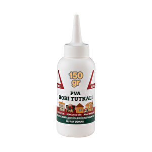 Hobi Tutkalı Hazır Pva 150 Gram Şeffaf Ahşap Karton Kumaş Kağıt Diy Uygulama Maket Yapım Yapıştırıcı