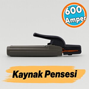 Yüksek Kaliteli Yivli Çubuk Elektrod Elektrot Kaynak Makinası Kelepçesi Pensesi Tutucu 600 Amper