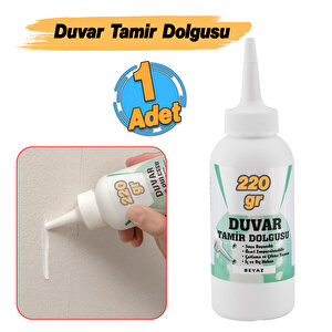 Pratik Duvar Çatlak Delik Giderici Tamir Dolgusu ( 220 Gr ) Beyaz Macun Boşluk Doldurucu Onarıcı