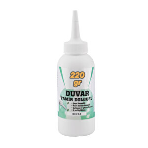 Pratik Duvar Çatlak Delik Giderici Tamir Dolgusu ( 220 Gr ) Beyaz Macun Boşluk Doldurucu Onarıcı