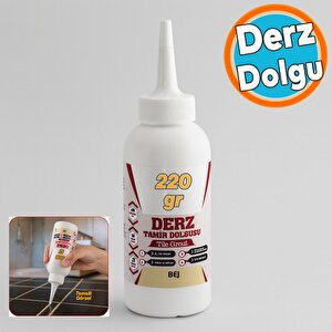 Hazır Derz Dolgu Fayans Seramik Mermer Yer Duvar Için Tamir Derz Yenileme Dolgusu 220 Gr Bej Renk
