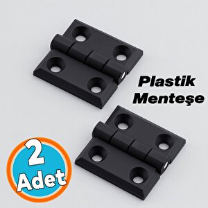 Yaprak Menteşe Plastik 40x40 Mm Dayanıklı 2 Adet Set Dolap Çekmece Kapak Mobilya Menteşe Menteşesi