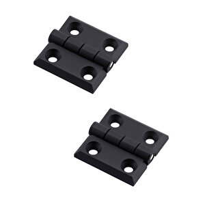Yaprak Menteşe Plastik 40x40 Mm Dayanıklı 2 Adet Set Dolap Çekmece Kapak Mobilya Menteşe Menteşesi
