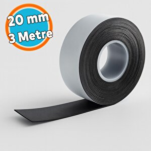 Eriyen Bant 20 Mm X 3 Metre Su Geçirmez Boru İzolasyon Ve Sızdırmazlık Dayanıklı Tamir Bandı Gri