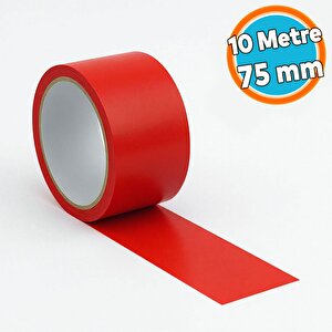 Kırmızı Tamir Bandı 75mm X10mt Suya Dayanıklı Güçlü Yapışkan Bant İzolasyon Onarım Kullanışlı Pratik