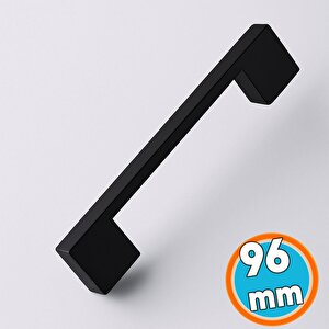 Siyah Metal Mutfak Mobilya Çekmece Mutfak Dolap Dolabı Kulp Kapak Kulbu Kulp 96 Mm 9.6 Cm