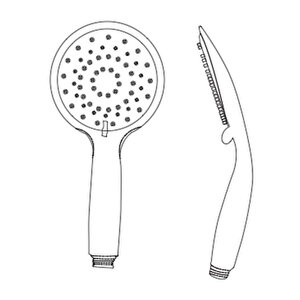 Slim Duş Başlığı 3 Fonksiyonlu 55075 Blister