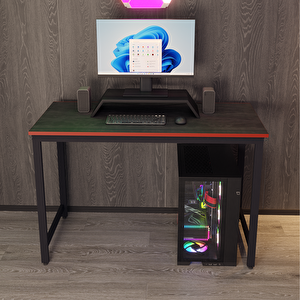 Siyah Renk Oyuncu Masası 60x120 Cm - Bilgisayar Masası - Gamer Masası - Gaming Masa - Sks-120