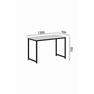Siyah Renk Oyuncu Masası 60x120 Cm, Bilgisayar Masası, Gamer Masası, Gaming Masa, Metal Ayaklı