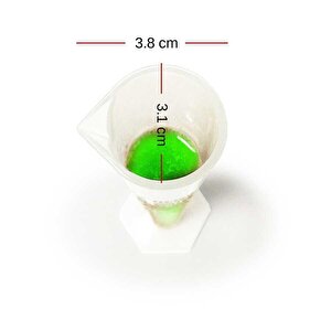 Isolab 100ml Plastik Mezür Kabartma Skala
