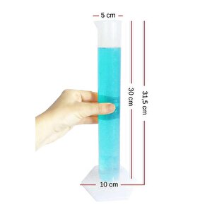 Isolab 250ml Plastik Mezür Kabartma Skala