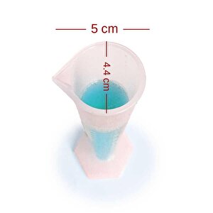 Isolab 250ml Plastik Mezür Kabartma Skala