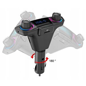 Powermaster Pm-22010 Bluetooth - Sd Hafıza Kartı - Aux - Flash Bellek Fm Transmitter
