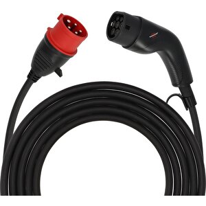 E-mobility Serisi Duvar Tipi Uyumlu 3 Fazlı Elektrikli Araç Taşınabilir Şarj Istasyonu 8 Metre Kablolu 16a. 11 Kw (al