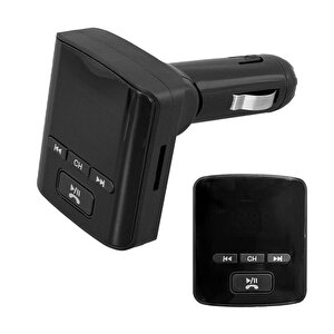 Hello Hl-19683 Fm Modulatör Çift Usb/sd/mp3 12-24 Volt Bluetooth Hafızasız Fm Transmitter