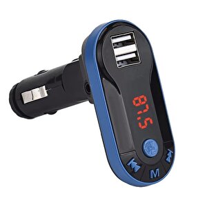 Hello Usb-sd-bluetooth-mp3 Destekli 12-24 Volt Ekranlı Hafızasız Fm Transmitter Hl-19682