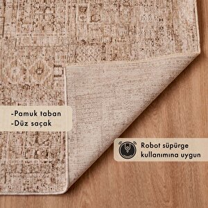 Jovak Modern Halı Kahverengi (160x230 Cm) Kahverengi