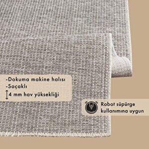 Pandora Modern Halı Gri (100x300 Cm) Gri