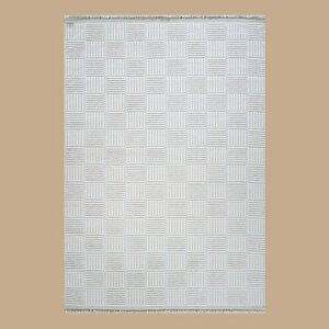 Anemon Modern Halı Beyaz (155x230 Cm) Beyaz