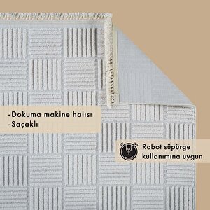 Anemon Modern Halı Beyaz (155x230 Cm) Beyaz