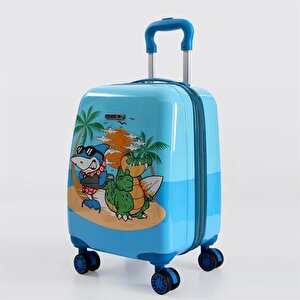 Ççs 5257 Çocuk Valizi Su Altı Figürlü