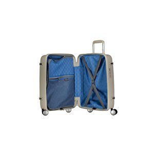 Pierre Cardin Kabin Boy %100 Polipropilen Valiz Gri 04pc7070