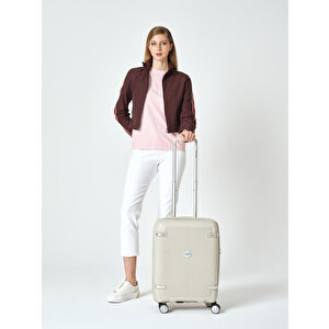 Pierre Cardin Kabin Boy %100 Polipropilen Valiz Gri 04pc7070