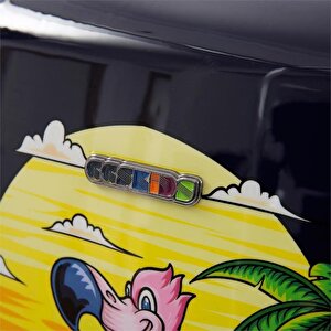 Ççs 5258 Çocuk Valizi Kuş Figürlü