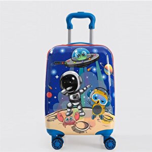 Ççs 5254 Çocuk Valizi Uzay Figürlü