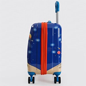 Ççs 5254 Çocuk Valizi Uzay Figürlü