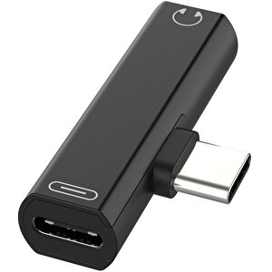 4490 Type C To 3.5mm Stereo Kulaklık Aux Şarj Çevirici Dönüştürücü Adaptör