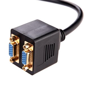 4972 Dvi To 2x Vga Çevirici Çoklayıcı Splitter Kablosu
