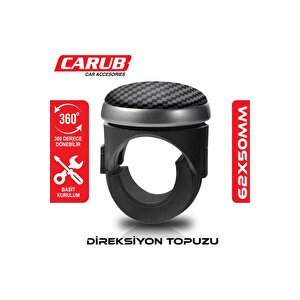 Direksiyon Topuzu 360° Dönerli Siyah