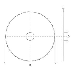 Glg 63x0.4x10mm 200a Diş Hss Kuyumcu Daire Testeresi  (çapaksız Ve Firesiz Mücevher Kesimi)