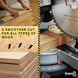 Kronberg 250x3.2x30mm 60atb Diş Ahşap Kesici - Tct Elmas Daire Testere (kontrplak, Kereste Vb.)