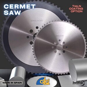 Krabbe 360x2.6x40mm 80 Diş Tialn Kaplamalı  Cermet Daire Testere Bıçağı - Sulu Kesim İçin