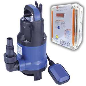Varan Qdp 750aw Koruma Panolu Plastik Pis Su Drenaj Dalgıç Pompa 1 Hp/ 0.75 Kw, Monofaze 220 V, 9 Mss