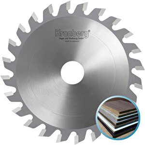 Kronberg 125x3.1/4.3x20mm 24 Konik Diş Çizici Testere Bıçağı - Tct Elmas Daire Testere (panel Ebatlama)