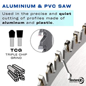 Kronberg 550x4x50mm 68tcg Diş Alüminyum, Plastik, Pvc - Tct Elmas Daire Testere (negatif Diş)