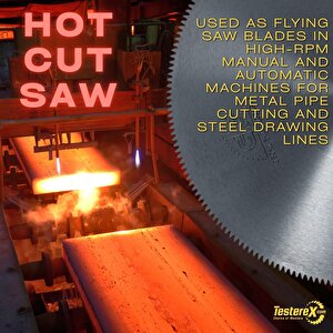 Krabbe 400x3x40mm 230 Papağan Diş Chrome Vanadium (crv) Friksiyon Ve Sıcak Kesim Testere Bıçağı