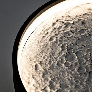 Led Aplik Luna 40 Cm 22 Watt 6 M2 Aydınlatma Alanı