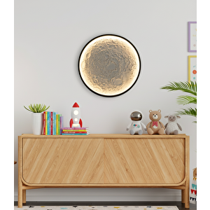 Led Aplik Luna 40 Cm 22 Watt 6 M2 Aydınlatma Alanı