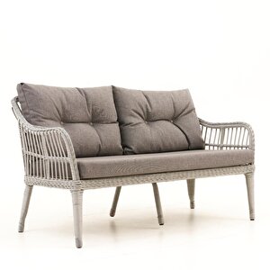 Çeşme Rattan Bahçe Oturma Grubu (2+1+1+M)-Antrasit Antrasit
