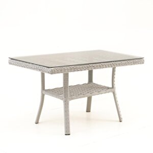 Çeşme Rattan Bahçe Oturma Grubu (2+1+1+M)-Antrasit