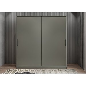 Bar Eko Sürgülü Portmanto Füme 160 cm