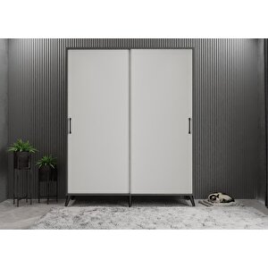 Life Eko Sürgülü Portmanto Füme&beyaz 160 cm