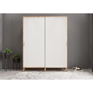 Life Eko Sürgülü Portmanto Çam&beyaz 160 cm