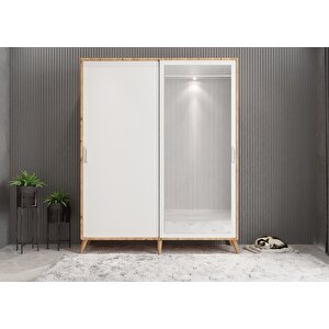 Life Sürgülü Portmanto Çam&beyaz 180 cm